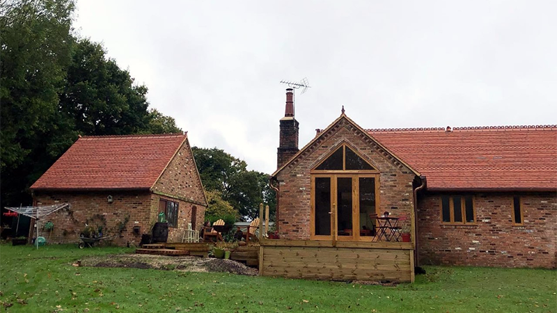 New roof with velux windows